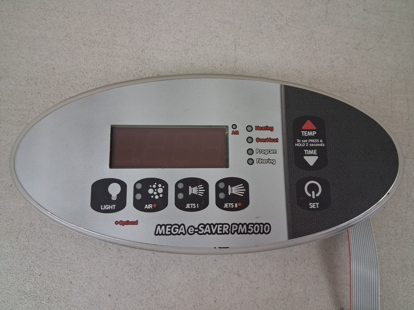 Acura Spa Systems Hot Tub Topside Control Panel PM5010 w/ 6 Foot Cable