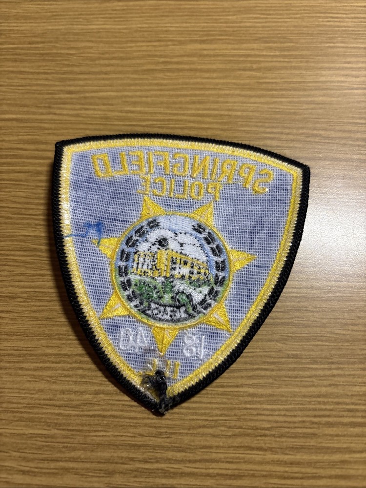Springfield Illinois Police Patch