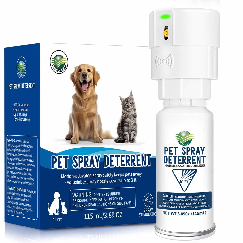 Cat Spray Deterrent System, Automatic Cat Deterrent Spray, Motion Activated P...