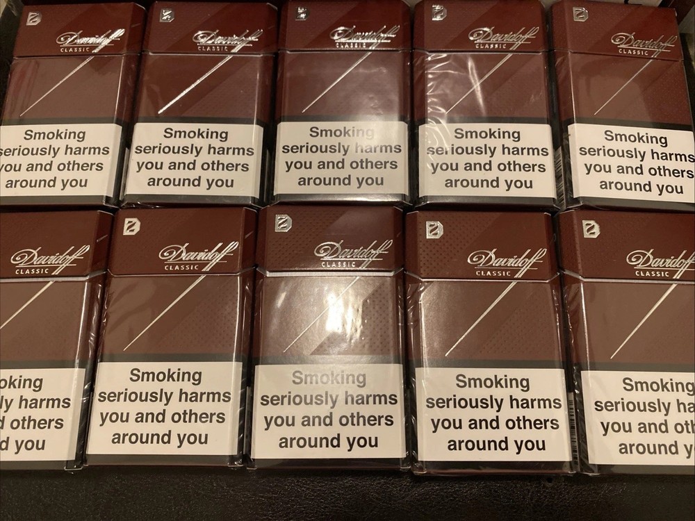 Davidoff Classic EMPTY 10 Boxes Cigarettes, Collectable, Crafts
