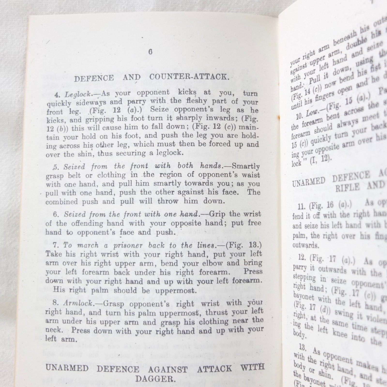 WW1 1917 UNARMED COMBAT Manual ATTACK AND DEFENCE British Army Training Handbook