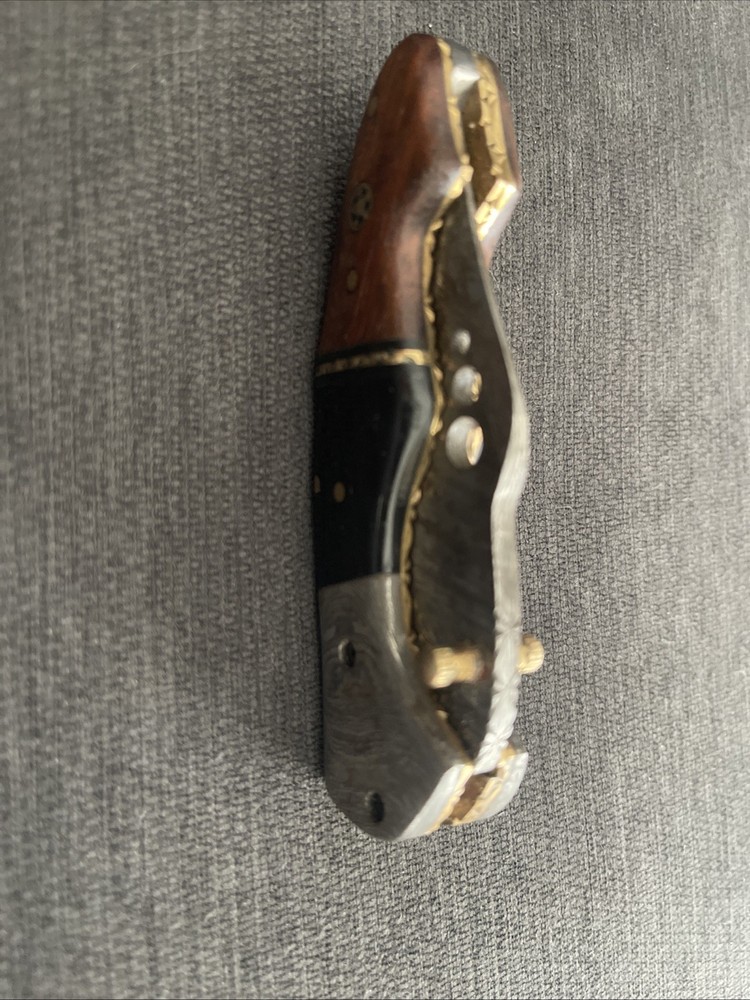 Damascus Steel Folding Pocket Knife