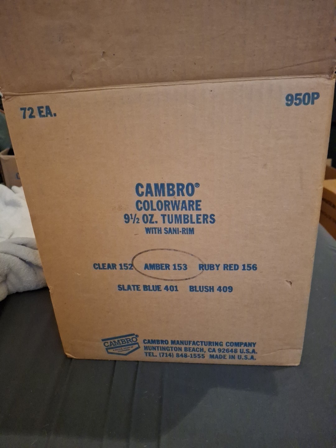 12 Retro Diner Restaurant Ware Texas Tumbler Plastic Pebbled Cup 9.5oz Amber New