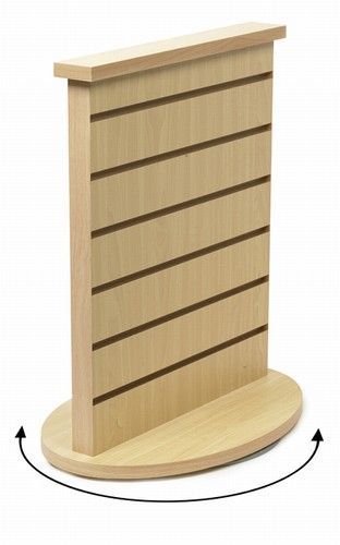 2 WAY MAPLE COUNTERTOP SPINNER