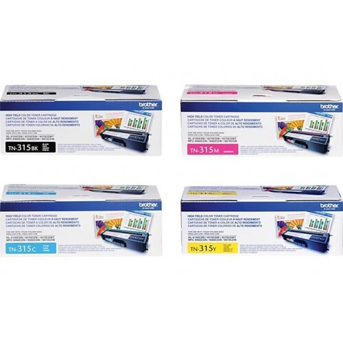 Brother TN315 OEM Toner Set, B/C/M/Y.