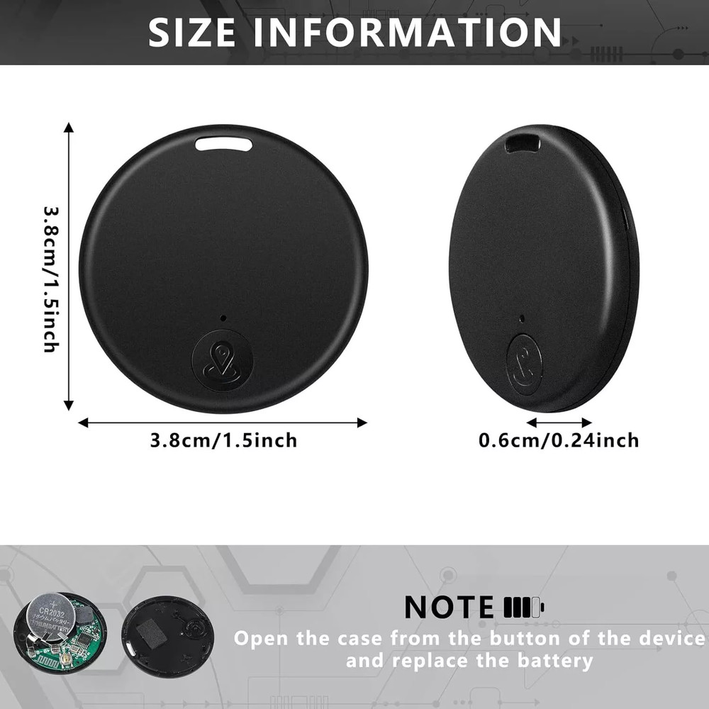 Mini GPS Bluetooth Tracker Anti-Lost Device For Pets Kids Key Bag Tracker LOT