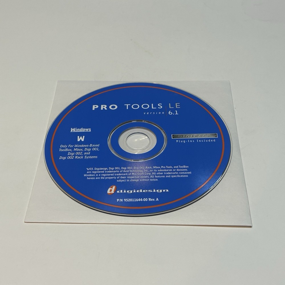 Pro Tools LE 6.1 For Windows + Plugins