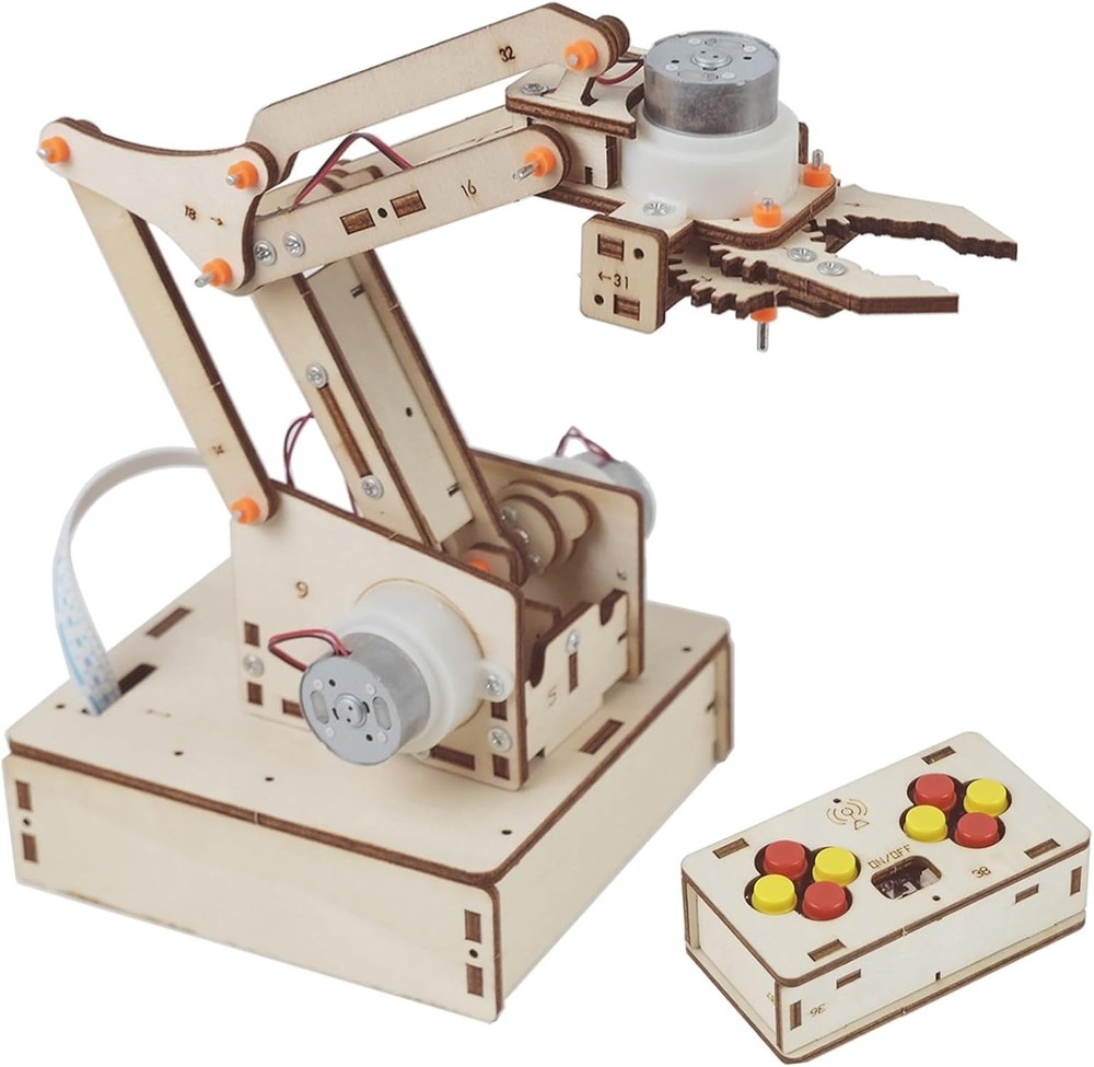 Interactive Robot Arm Building Kit: Engage Kids 8-16 in STEM Learning