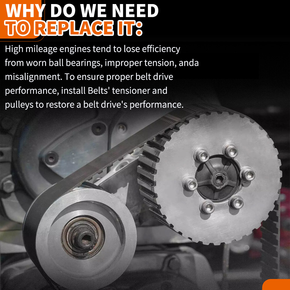 Serpentine Belt Tensioner Pulley Kit for Dodge Journey Jeep Compass Chrysler