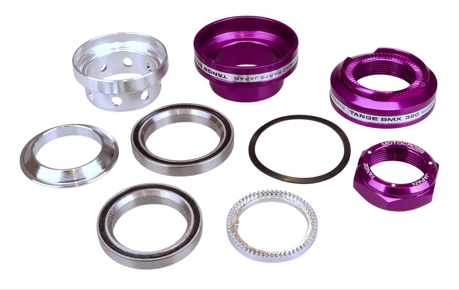 Tange MX320 sealed bearing aluminum alloy old school BMX bicycle headset - 1"