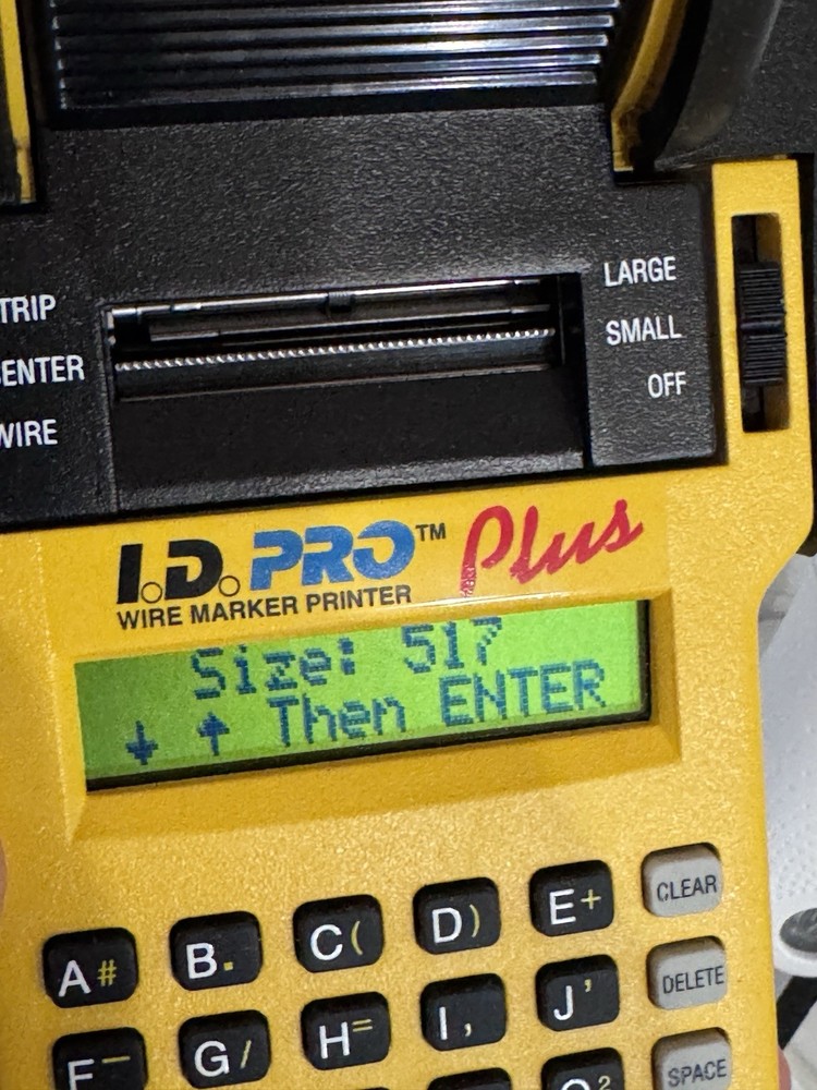 Brady I.D. Pro Plus Model 33980 - Complete