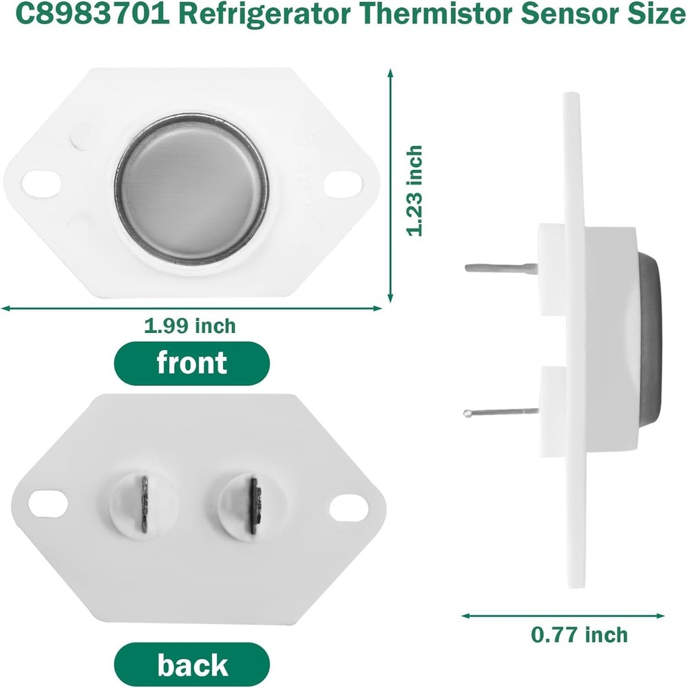 C8983701 Refrigerator Thermistor Sensor Replacement for Viking