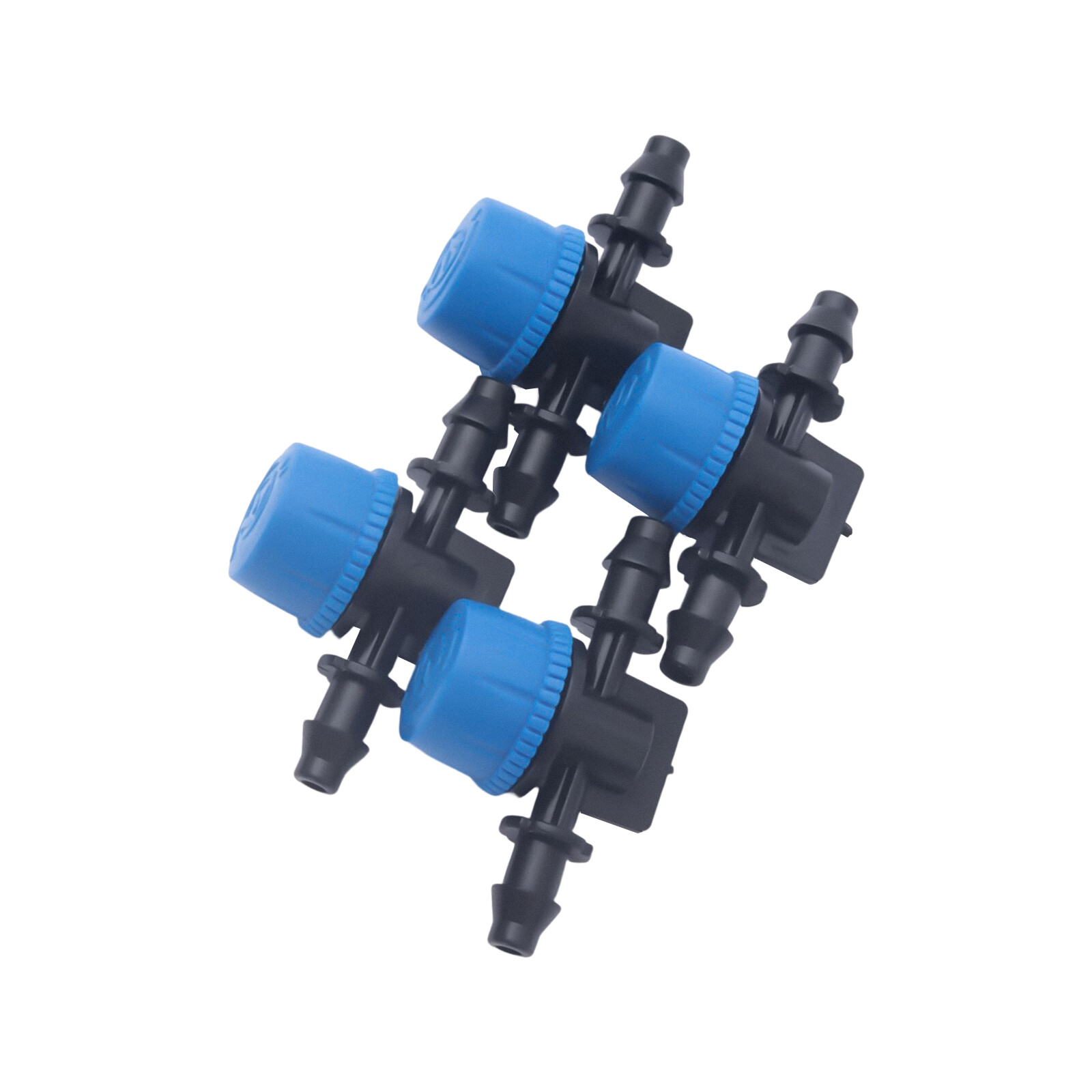 4 Bucket 5 Gal DWC Hydroponics Grow System with Top Drip Irrigation Growing Kit