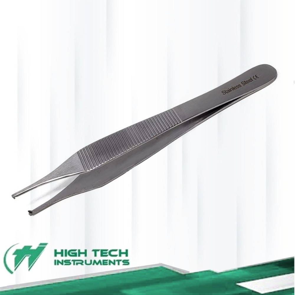 O.R GRADE ADSON TISSUE MICRO SUTURE FORCEPS FINE POINT 1X2TEETH 4.75"