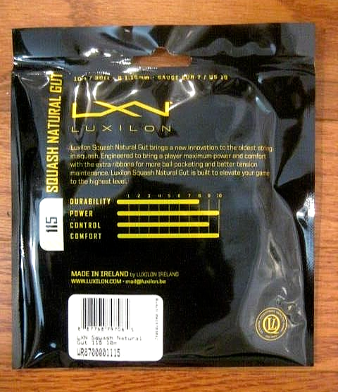Luxilon Squash Natural Gut 115 String
