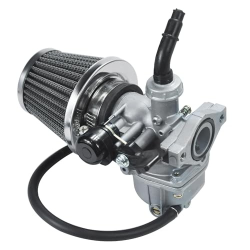 PZ19 Carburetor Carb Air Filter Fuel Line Kit for 50cc 70cc 90cc 110cc BLACK