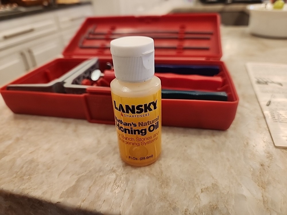 Lansky Knife Sharpening System Kit 3 Stones w/ Case & Manual