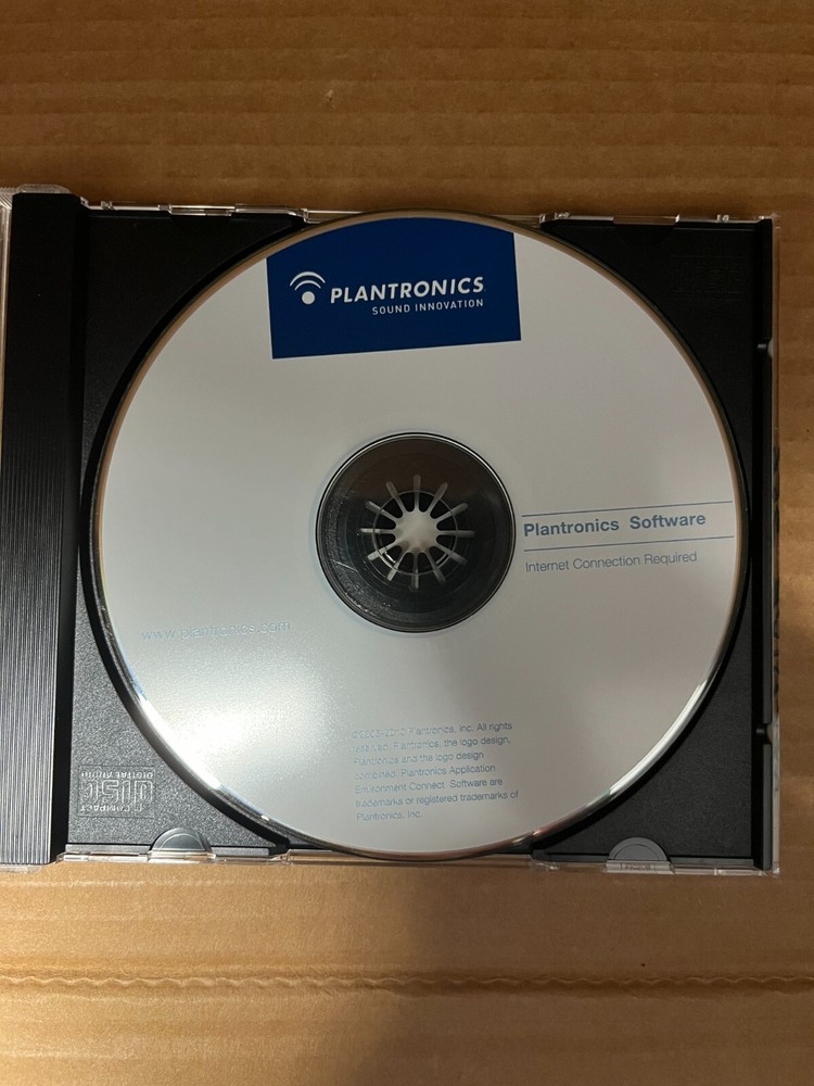 Plantronics Software CD-ROM for Windows (2005-2010)