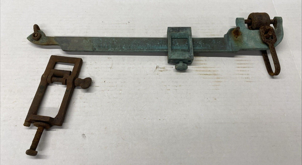 Fairbanks Platform Scale Bar   Brass    FB-08