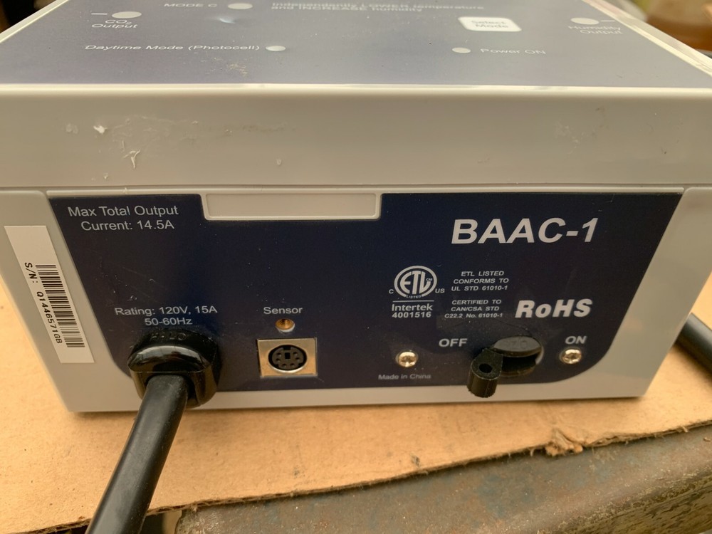 Blueprint Analog Atmosphere Controller BAAC-1 - TESTED