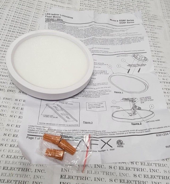 AFX EGRF0609L30D1WH6" EDGE LED SURFACE MOUNT - WHITE