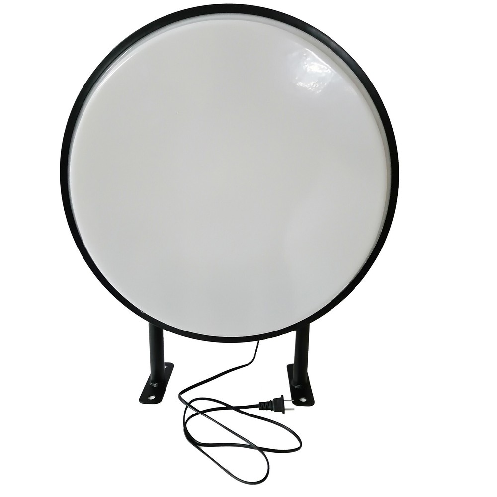 20" 50cm Round Illuminate LED Light Box Circular Projecting Lightbox Sign