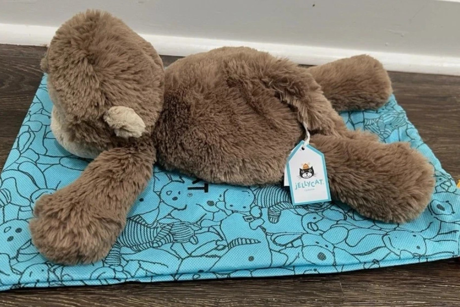 Jellycat Smudge Monkey Medium NWT with Label Dust Bag Plush Gift