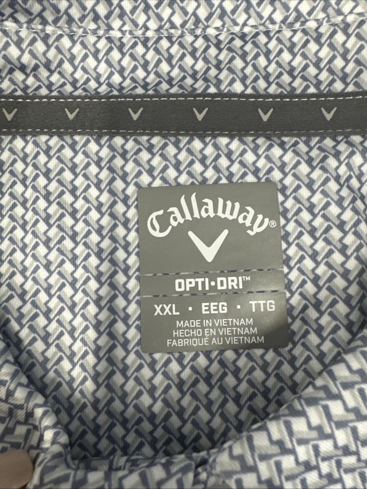 Callaway Men's Performance Golf Polo Moisture Wicking XXL White