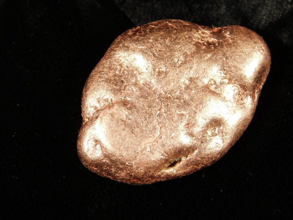 Heavy! 100% Natural Solid COPPER NUGGET or Native Copper Float Michigan 106gr