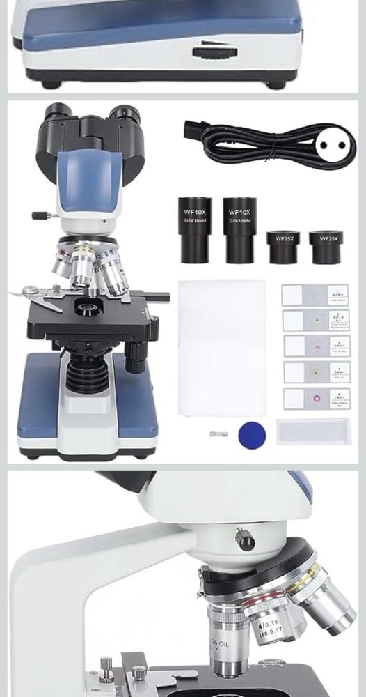 Microscope, High Precision Adjustment Binocular Microscope Kit for Zootechnics