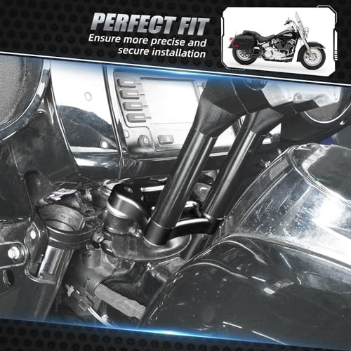 Handlebar Riser Pull Back Plate Aluminium Black Handlebar Displacement black