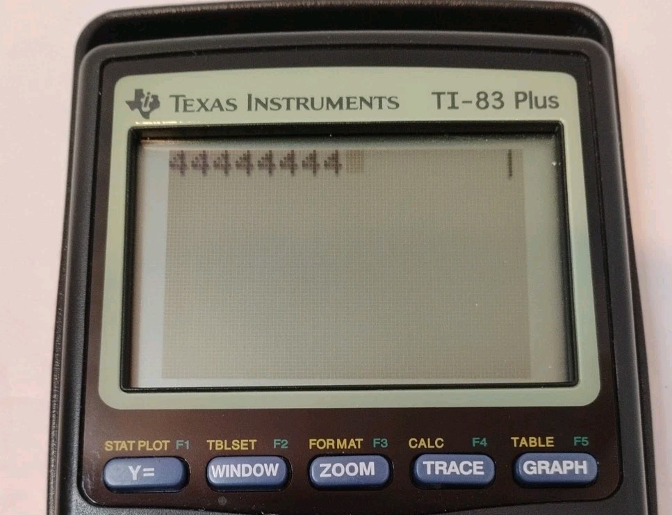 Texas Instruments TI-83 Plus Graphing Calculator – Tested & Working – With Case