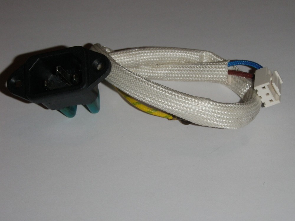 3-pin Power Inlet for Wolfgang Puck Bread Maker Model BBME025 WPBME025