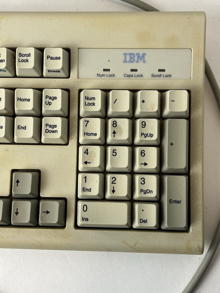 ⌨️VTG. IBM KB-8923 Computer Keyboard Untested Retro Computing 1 Day Ship!👍