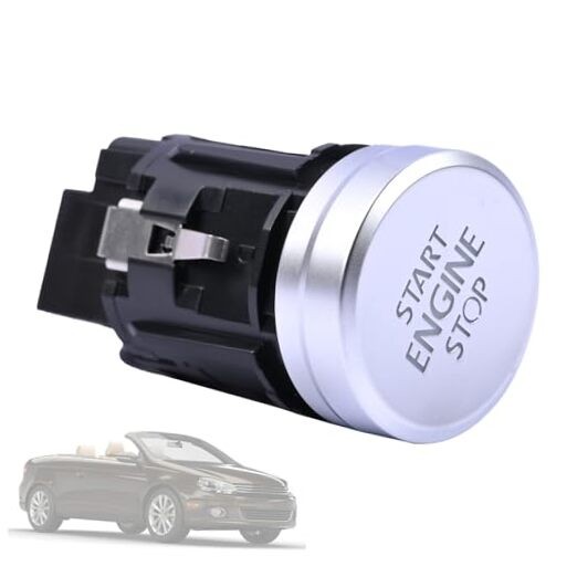 5K0959839 Engine Ignition Start Stop Switch Button Compatible with VW Eos Golf