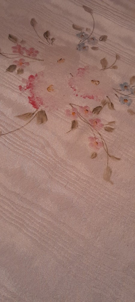 Hand Painted Shantung Double Bedspread