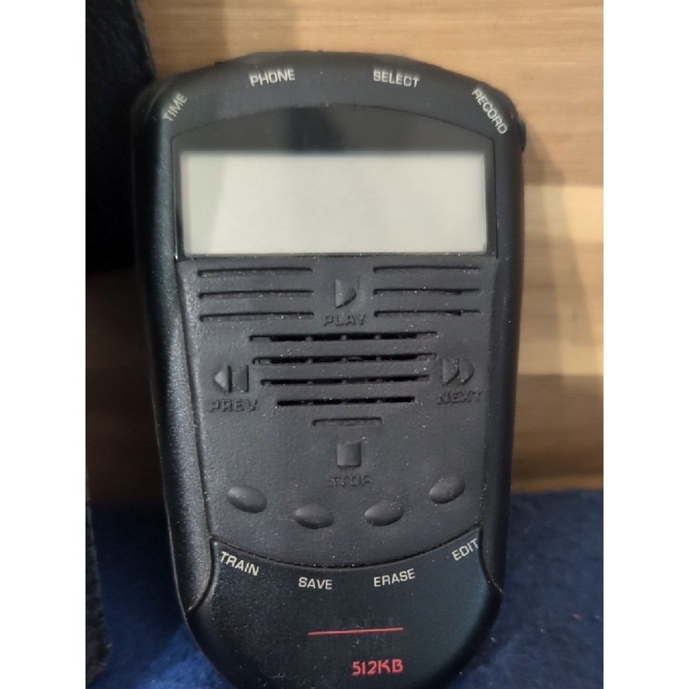 Handheld Digital Voice Recorder in Black Untested