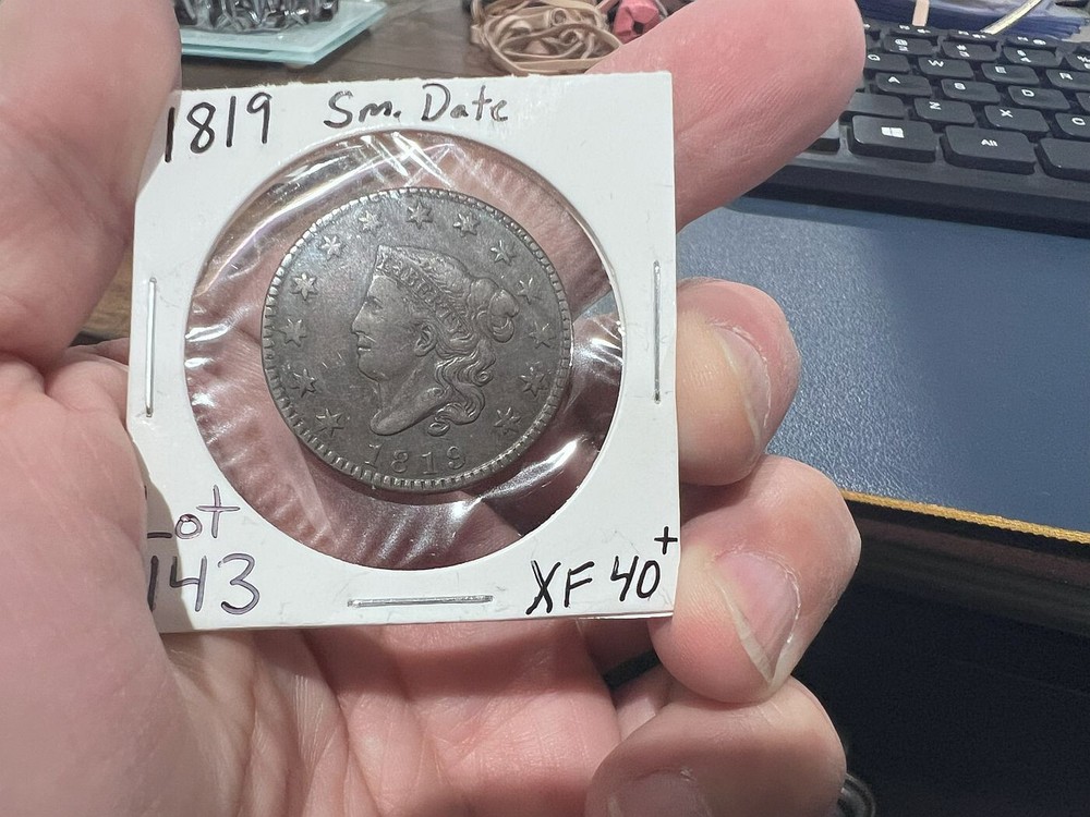 1819 Large Cent Small Date Decent Grade (HJ)
