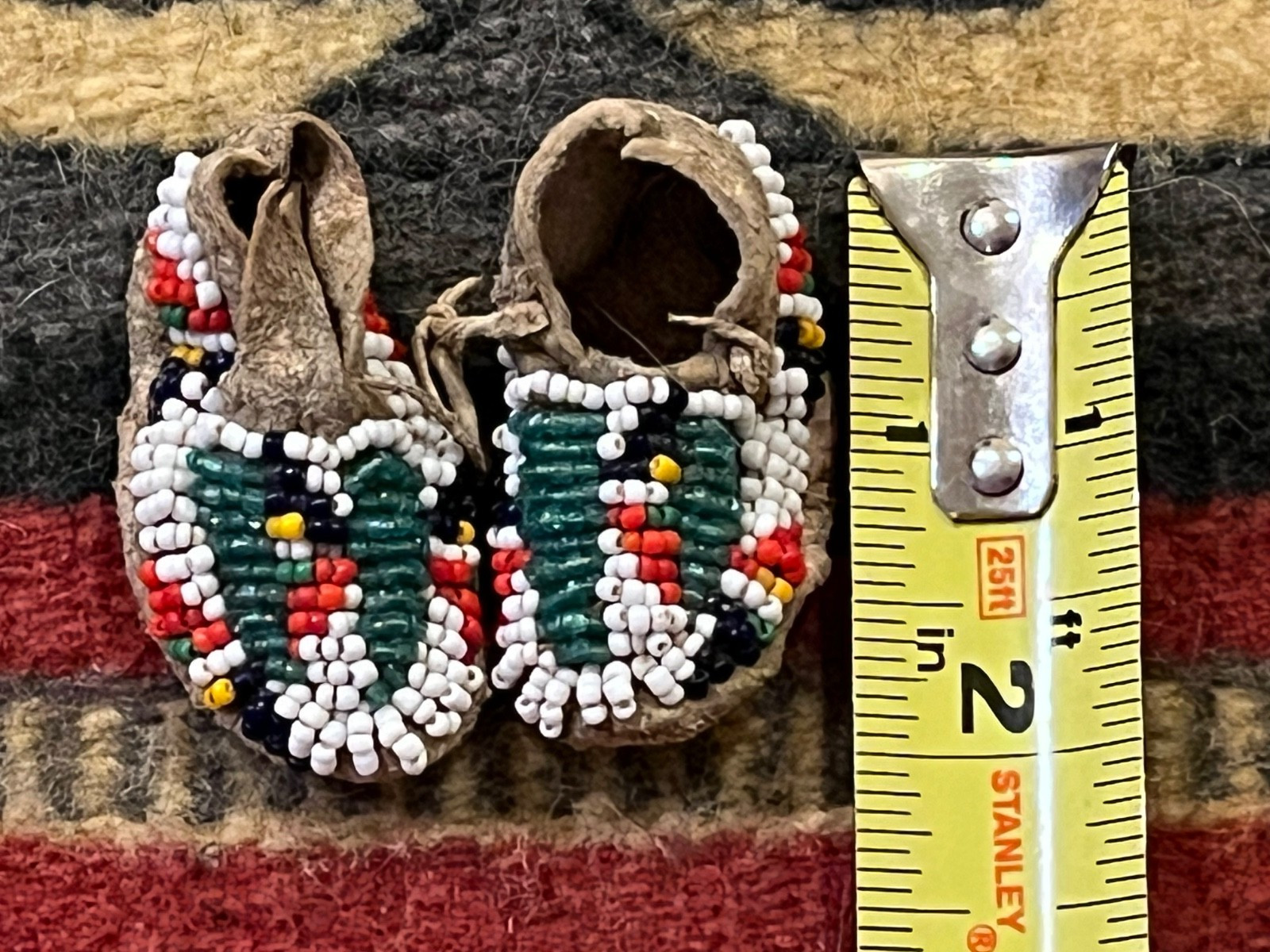 Old Beaded Baby Moccasins