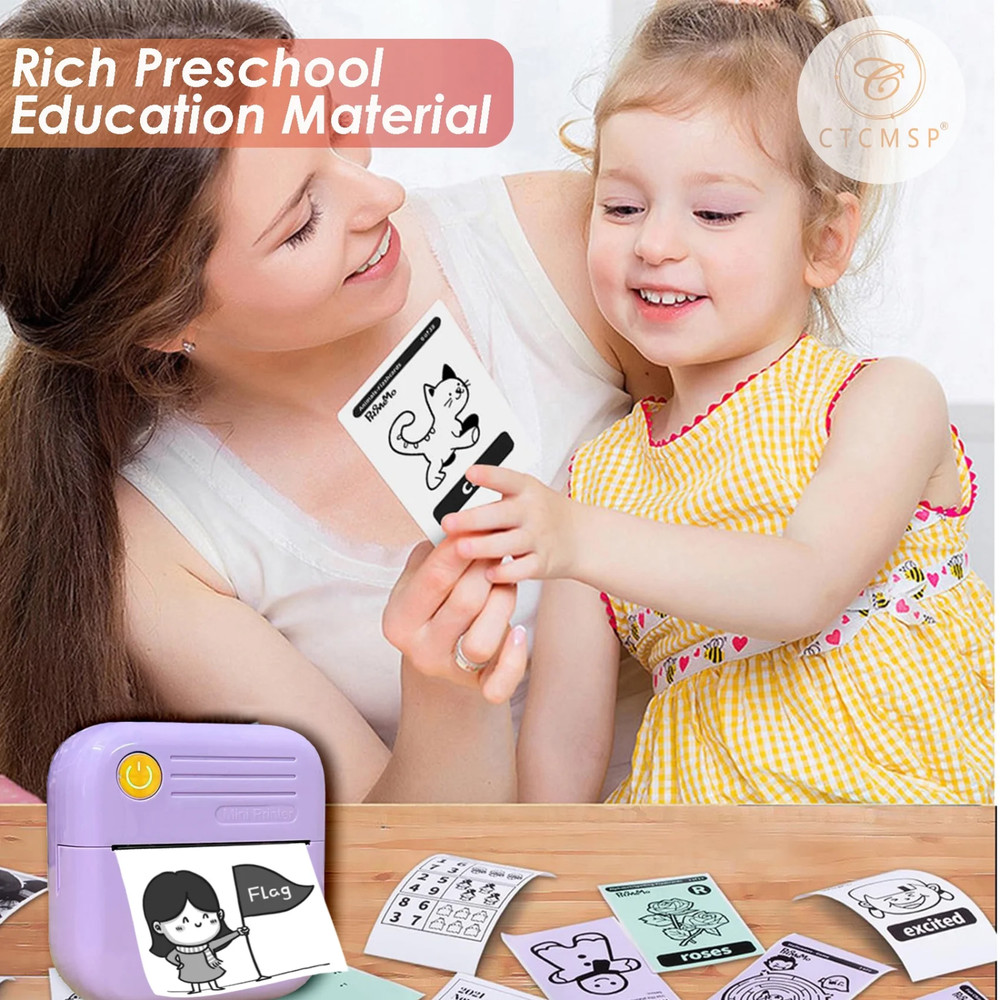 Sticker Printer Label Maker Bluetooth Gift Creative DIY Notes Pictures Journal