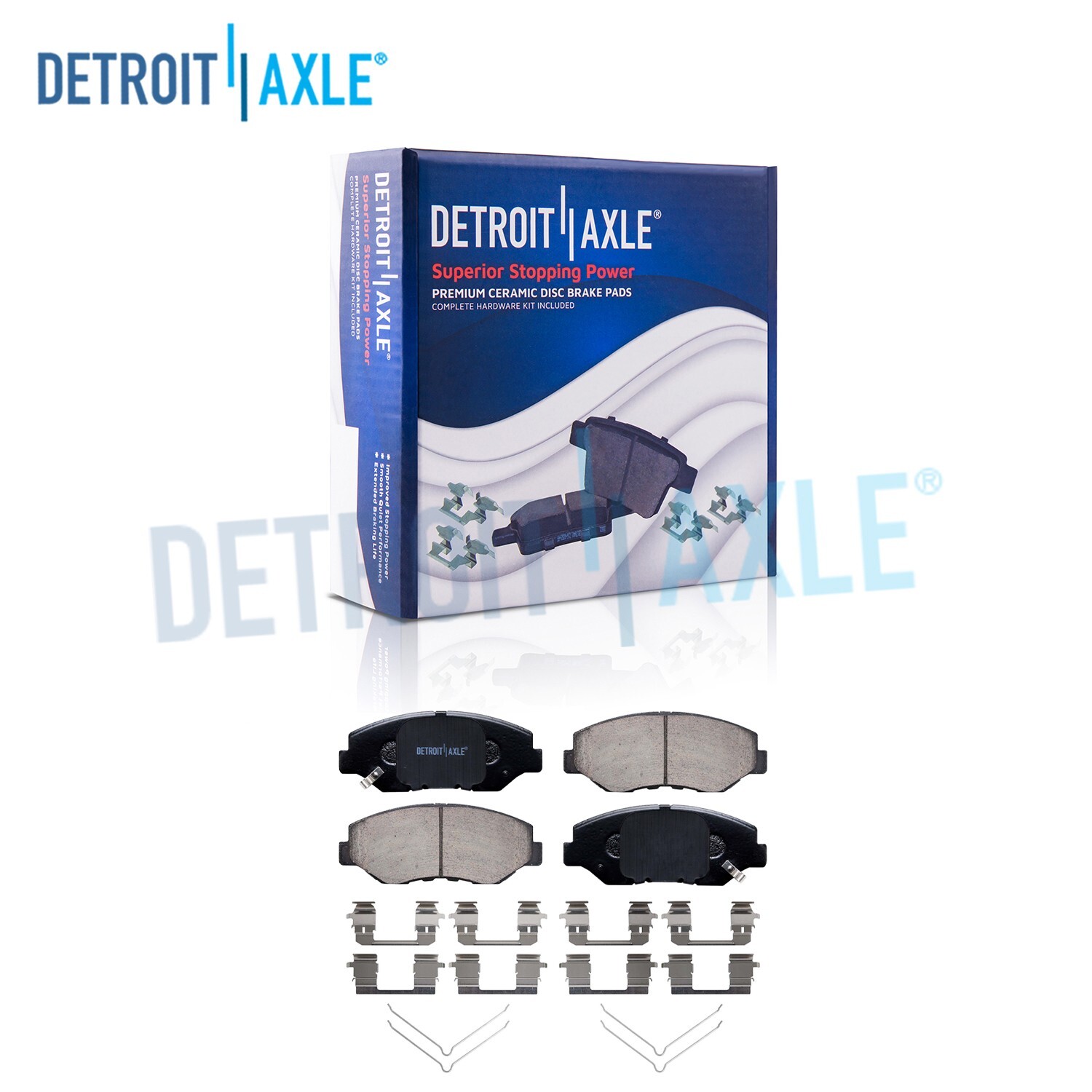 Front Ceramic Brake Pads for Honda Accord Civic CR-V Pilot Element Fit CR-Z ILX