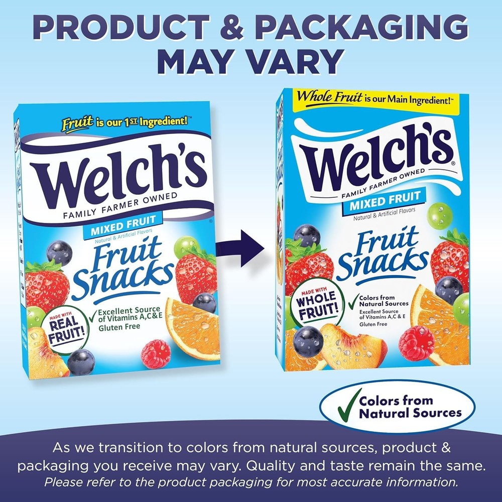 Welch's Lunchbox Perfect Mixed Fruit Snacks