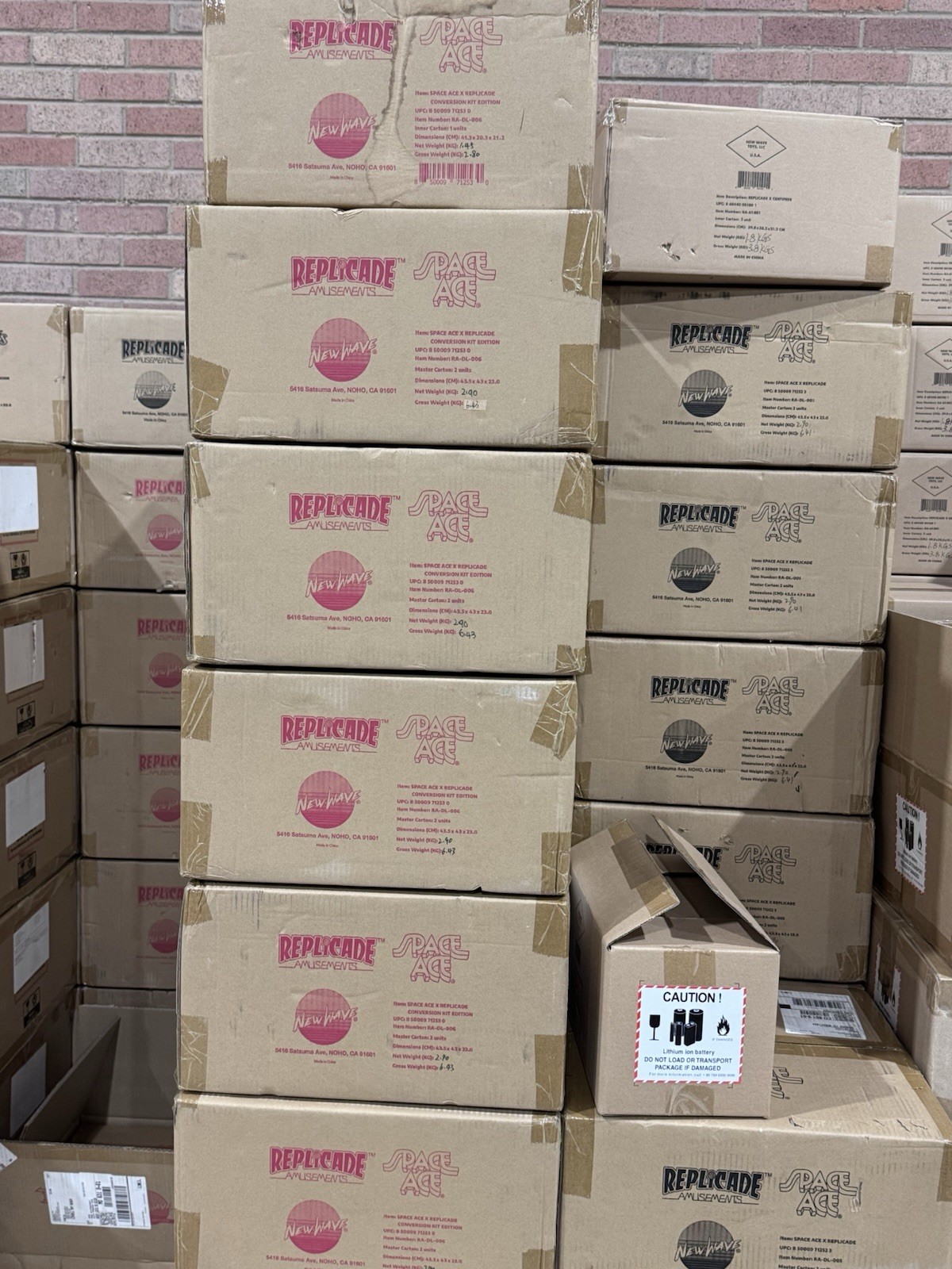 Replicade - SPACE ACE - Arcade Red Conversion Kit Edition- 1/6 Scale New!