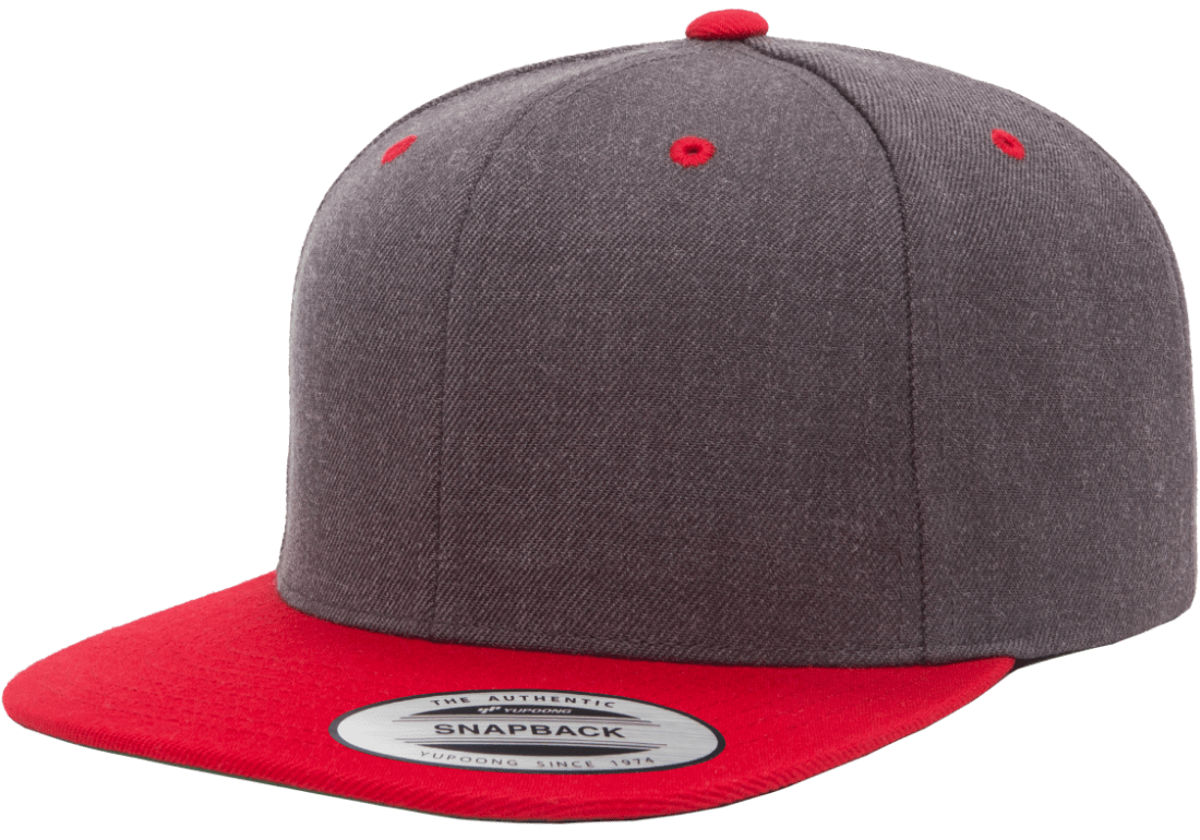 Yupoong Classic Snapback Hat Baseball Cap Plain Blank Snap Back 6089 Adjustable