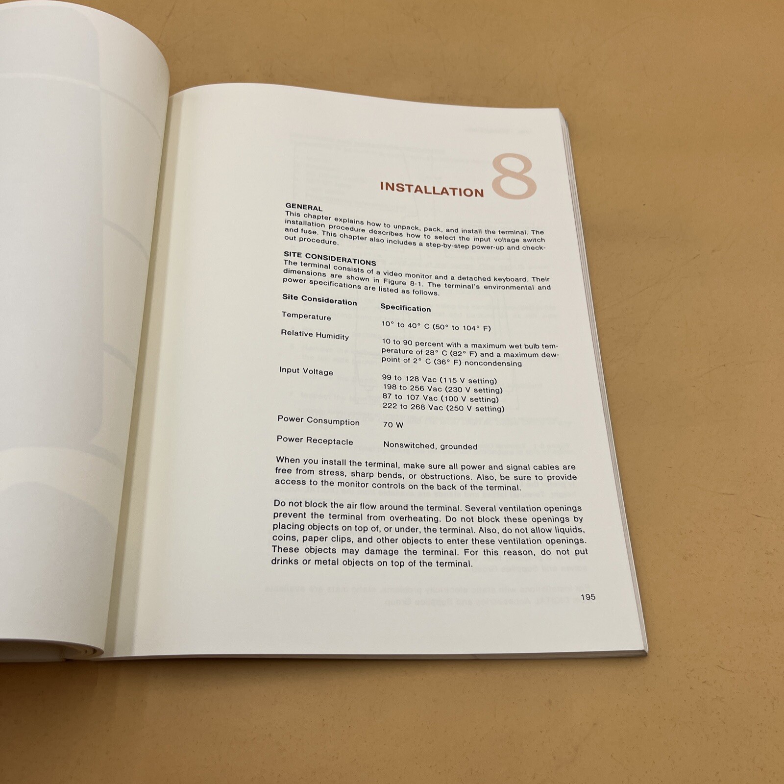 Vintage 1981-1982 Digital VT131 Video Terminal User Guide Manual Book, Original