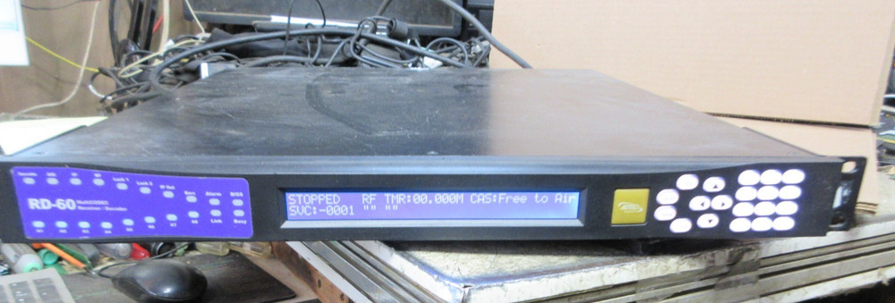 ADTEC DIGITAL RD-60 RD60-08-DMOD-PRM 1080P RECEIVER DECODER Multi-CODEC