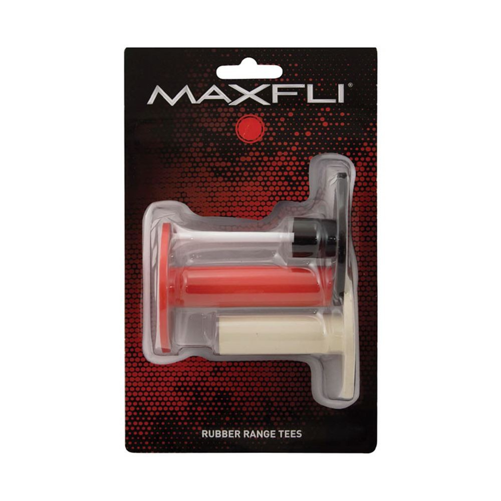 Maxfli Multi-Length Rubber Golf Range Tees 3 Pack Adjustable Practice Tees - NEW