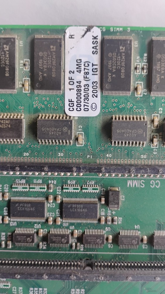 Igt Slot 3902to 044 Conversion Board#1 W Software