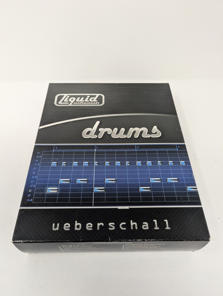 Ueberschall Drums Liquid Instruments Volume 8 Sample Lines Beats Library CD
