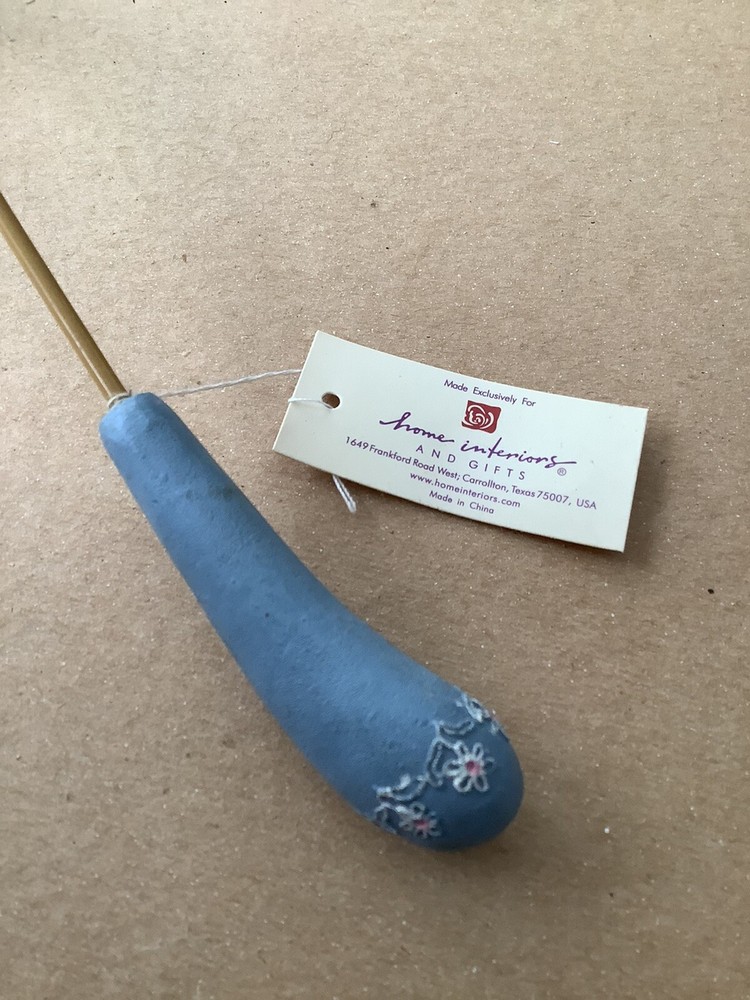 Candle Snuffer Bunny Rabbit With Blue Handle Home Interiors Spring Easter